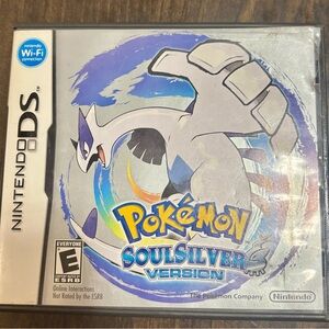 Nintendo DS Pokémon SoulSilver Version - White and Blue